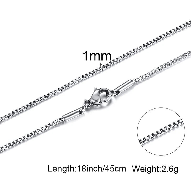 Thin Chain Necklace Stainless