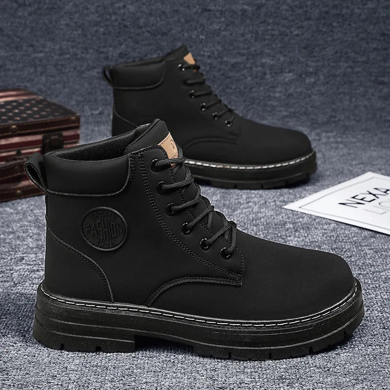 Winter Fur Ankel Boots Warm Waterproof Platform