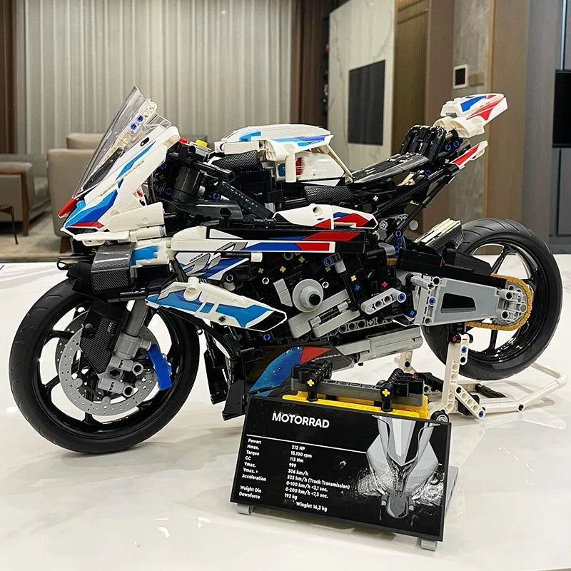 Motorcycle Building Block Assembly Expert 1920 Pieces