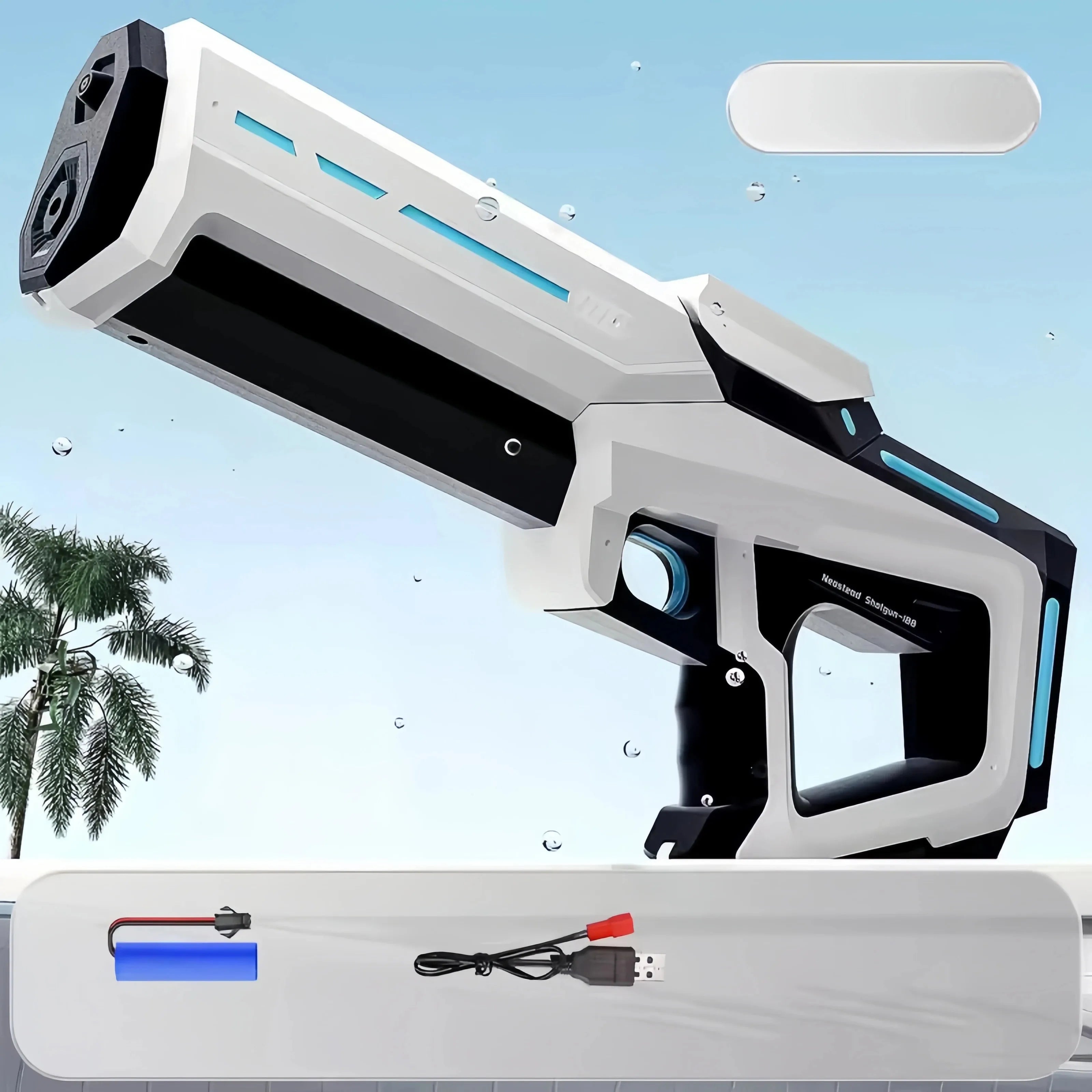 Electric Water Guns Powerful Squirt Automatic Water Suction Water Blasters