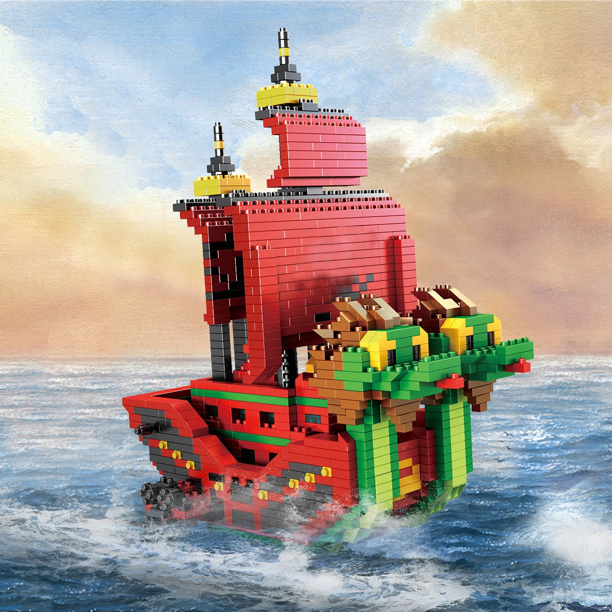 Ship Building Blocks Toy