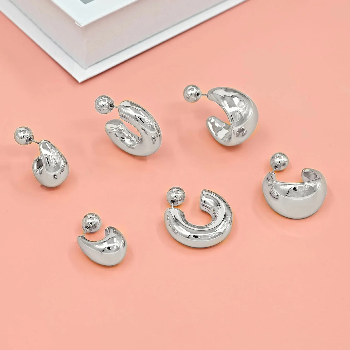C-Shaped Earrings