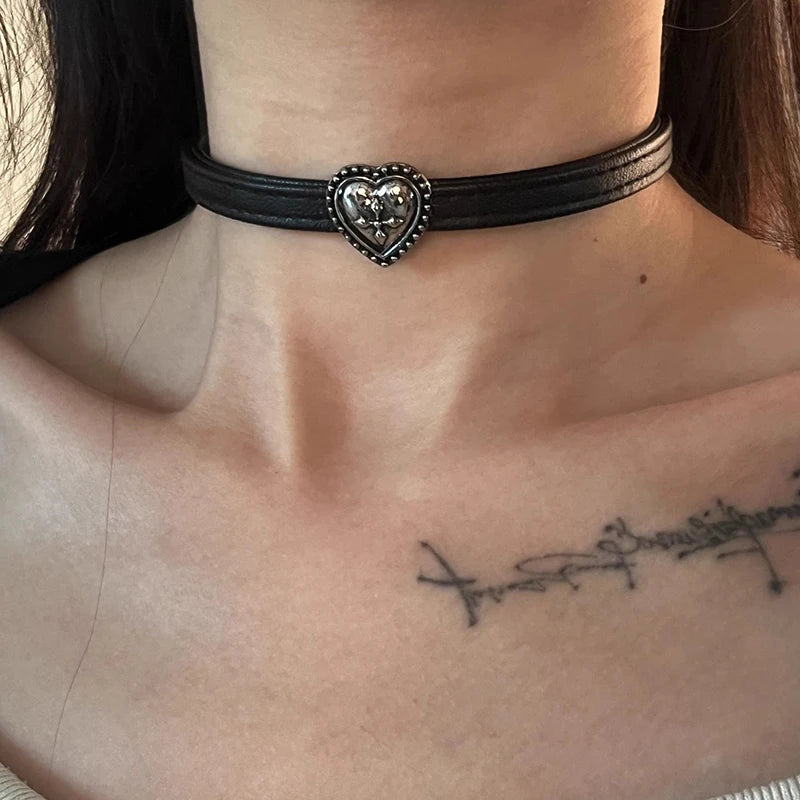 Vintage Leather Necklace for Women