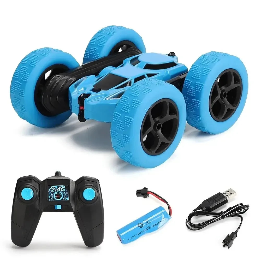 Remote Control Stunt Car Double Sided Flip 2.4G Remote Control - Off Road