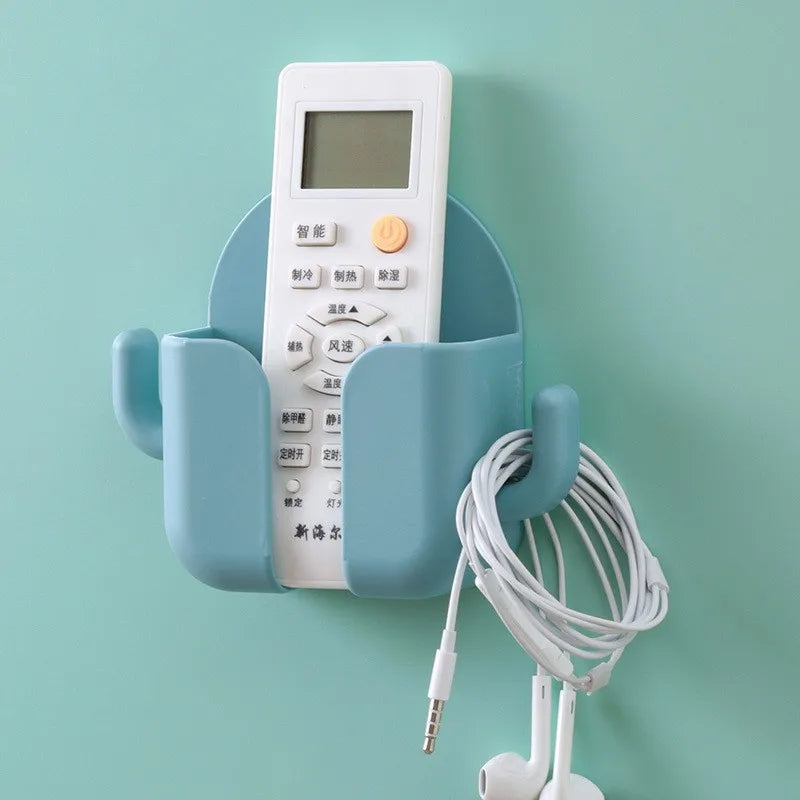 Phone Holder Wall - Remote Control Organizer Storage Box - 1 piece