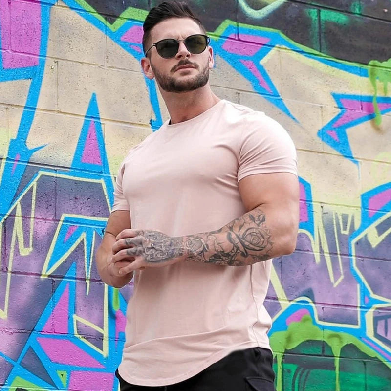 Fitness T-Shirt Men's Short Sleeve