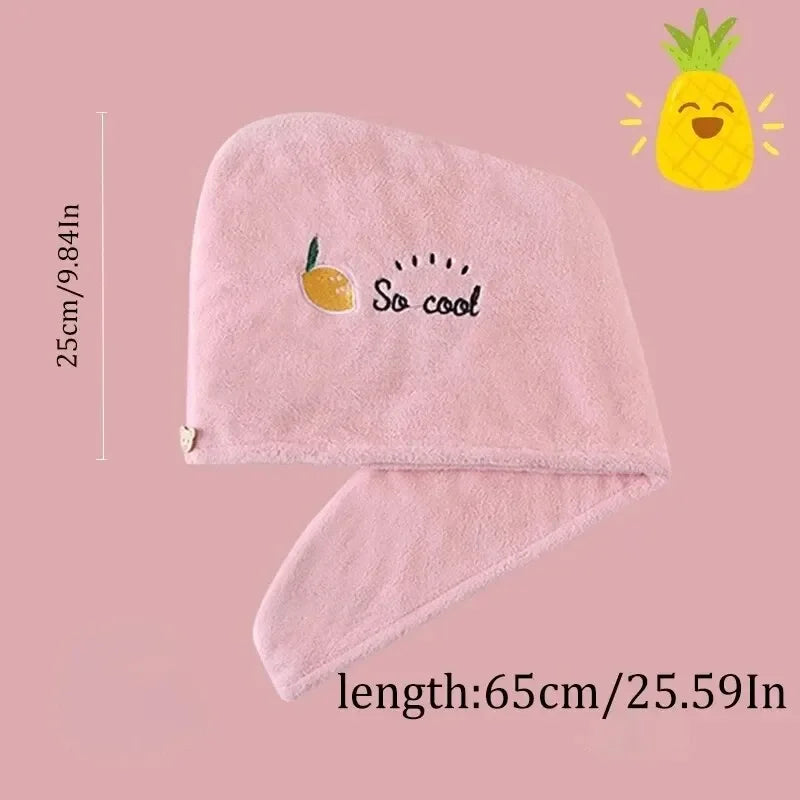 Soft Bathroom Head Towel - Dry Hair Towel
