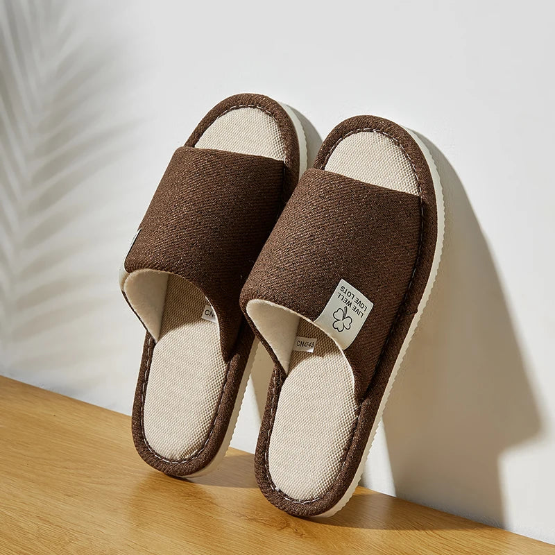 Home Linen Slippers For Men Comfortable