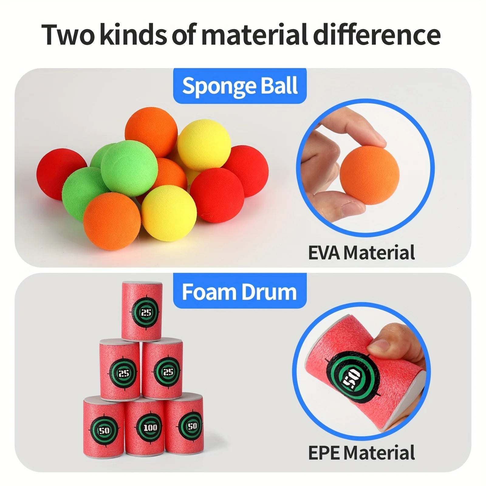 Soft Bullet Target Practice Toy - Educational Shooting Practice Toys with Soft Bullets