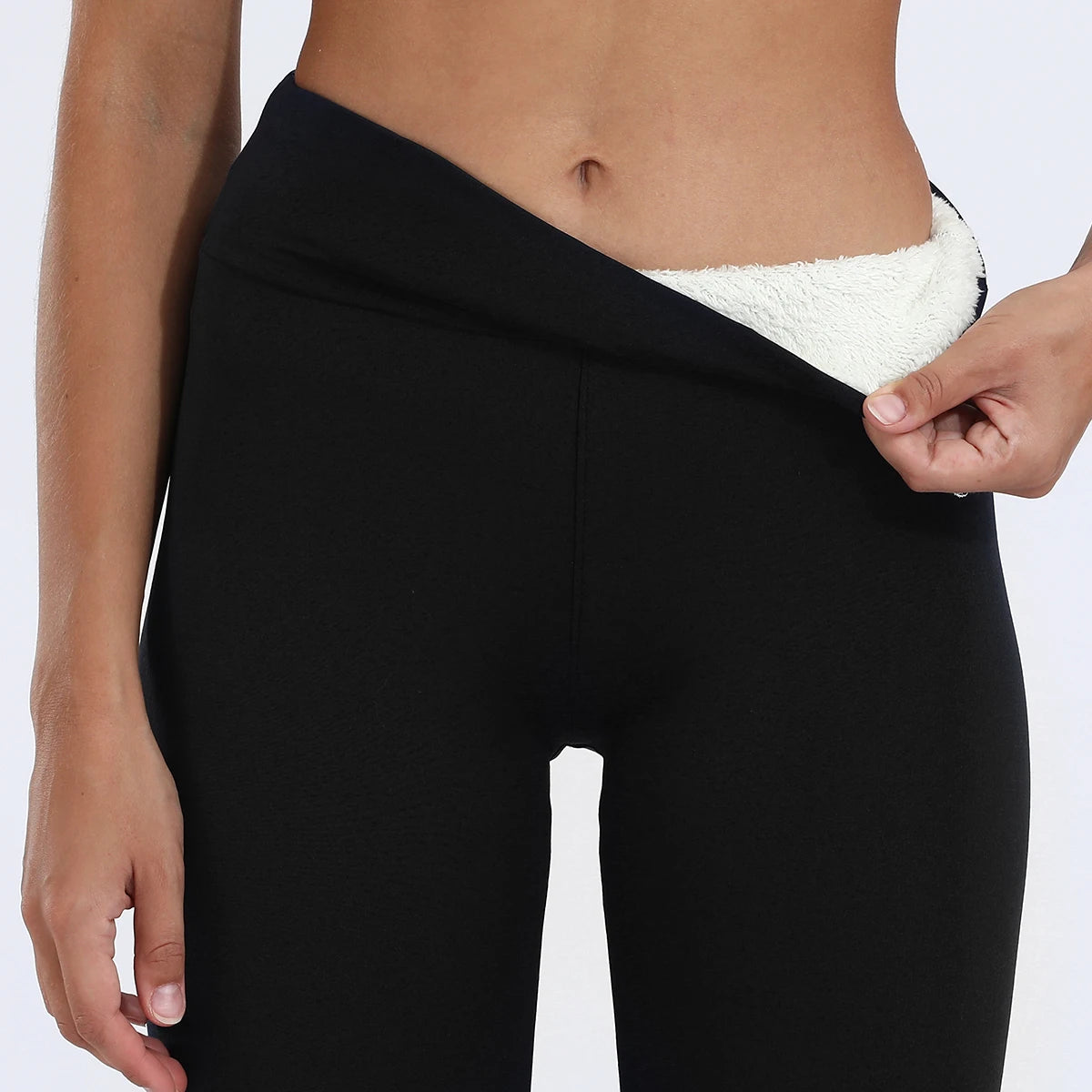 Winter Warm Thick Leggings Fleece Pants