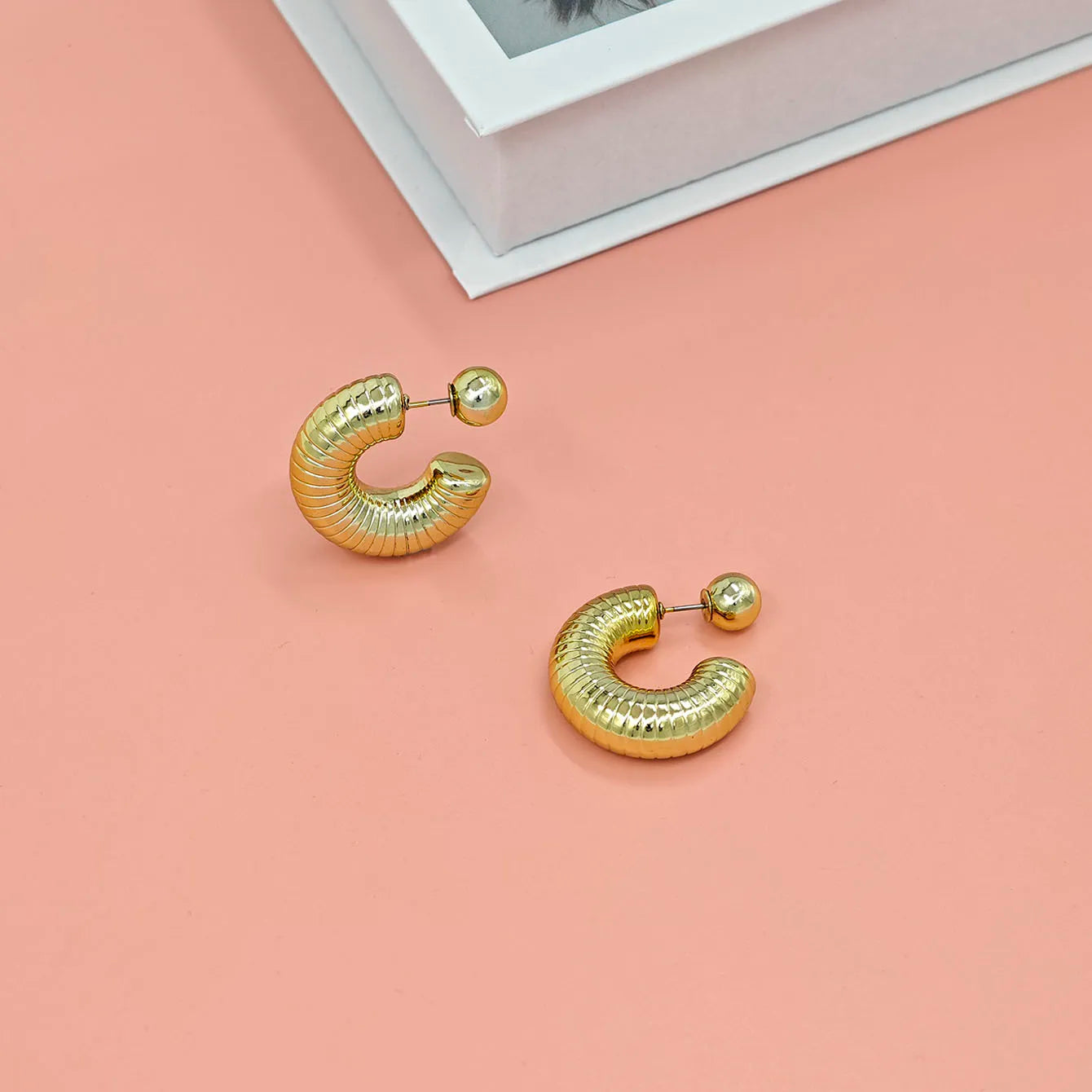 C-Shaped Earrings