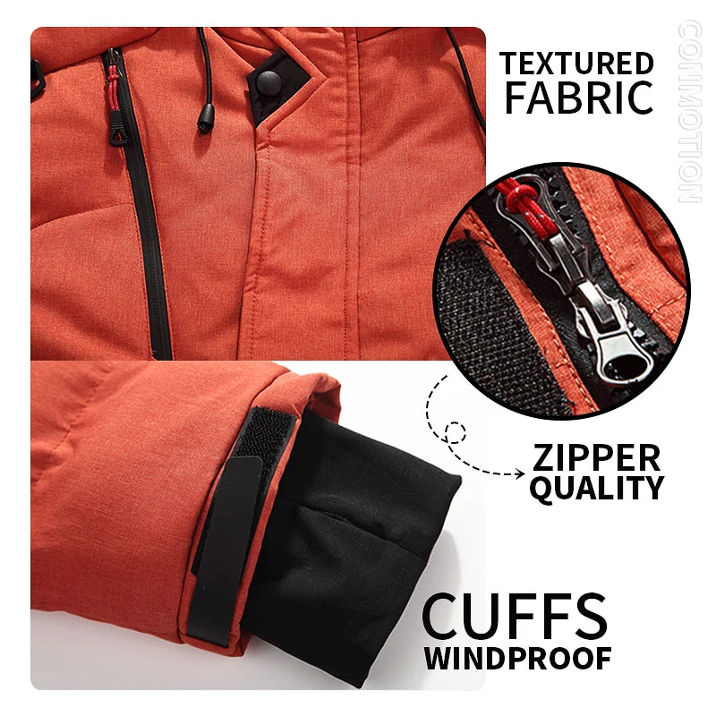 Windproof Winter Coat for Men