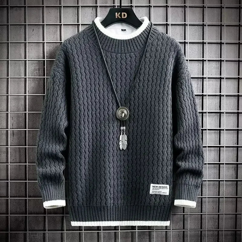 Fit Knitted Sweater Casual