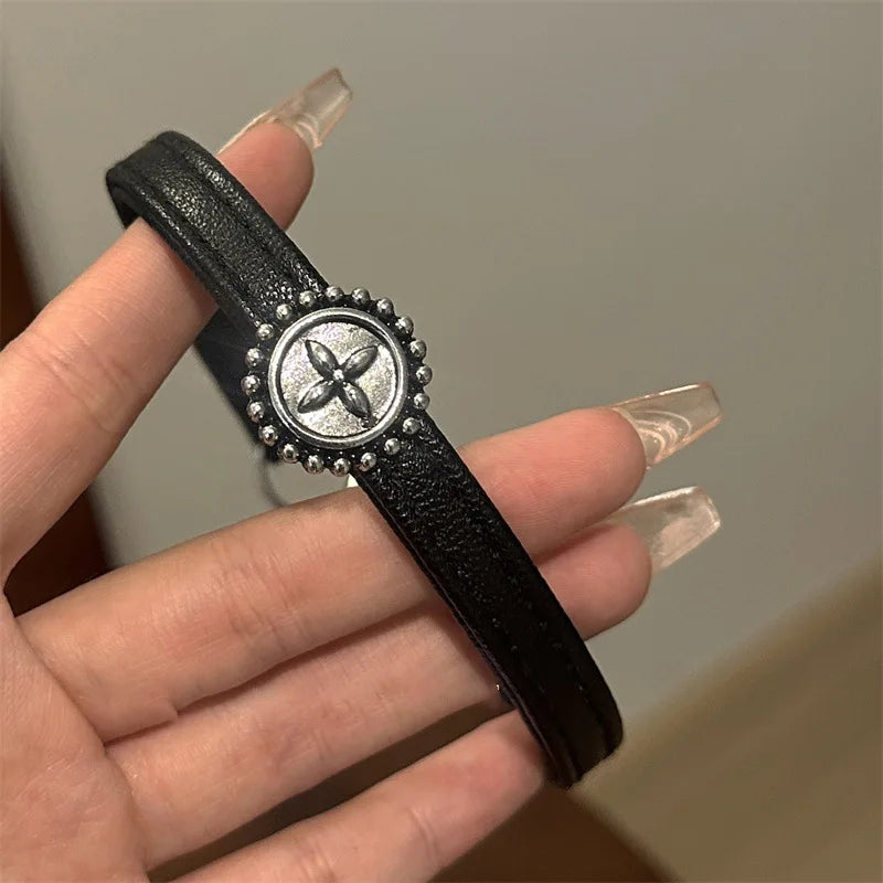 Vintage Leather Necklace for Women