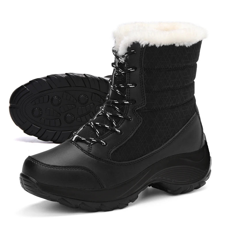 Snow Warm Boots Women Platform Non-slip