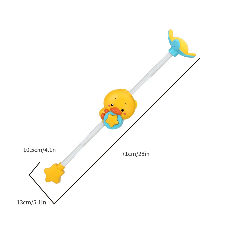 Baby Shower Toy with Water Spray - Duckling Flower Model