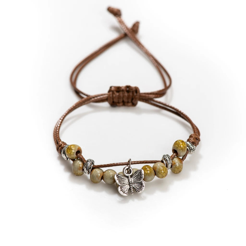 Handmade Butterfly Ice Adjustable Bracelet