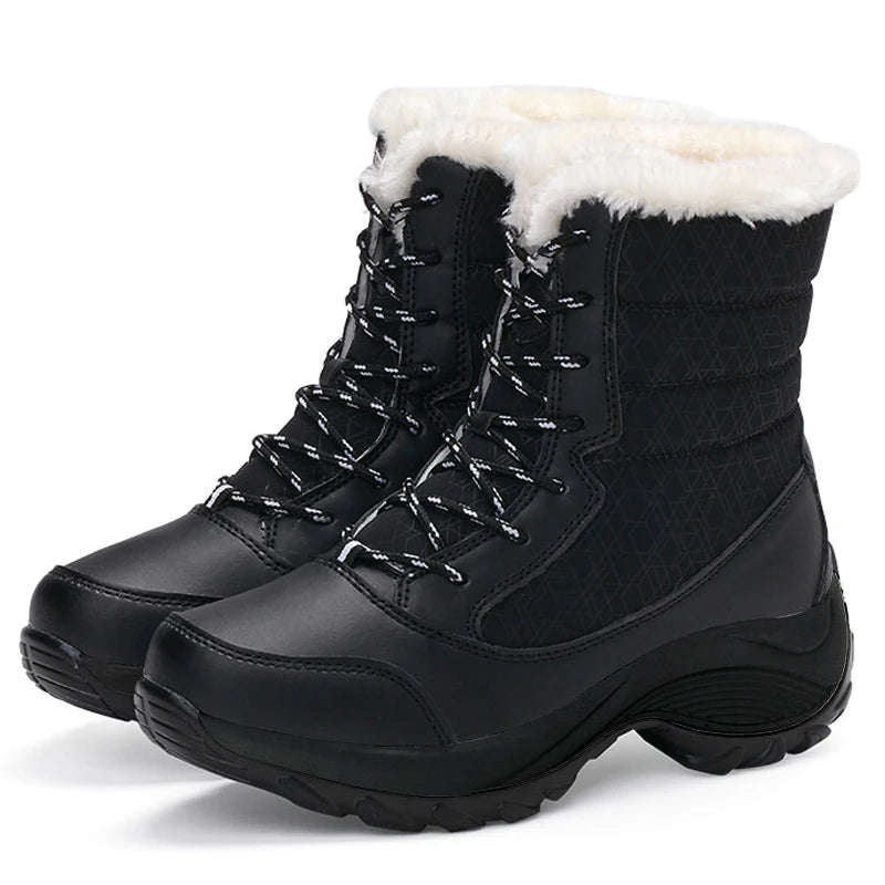 Snow Warm Boots Women Platform Non-slip