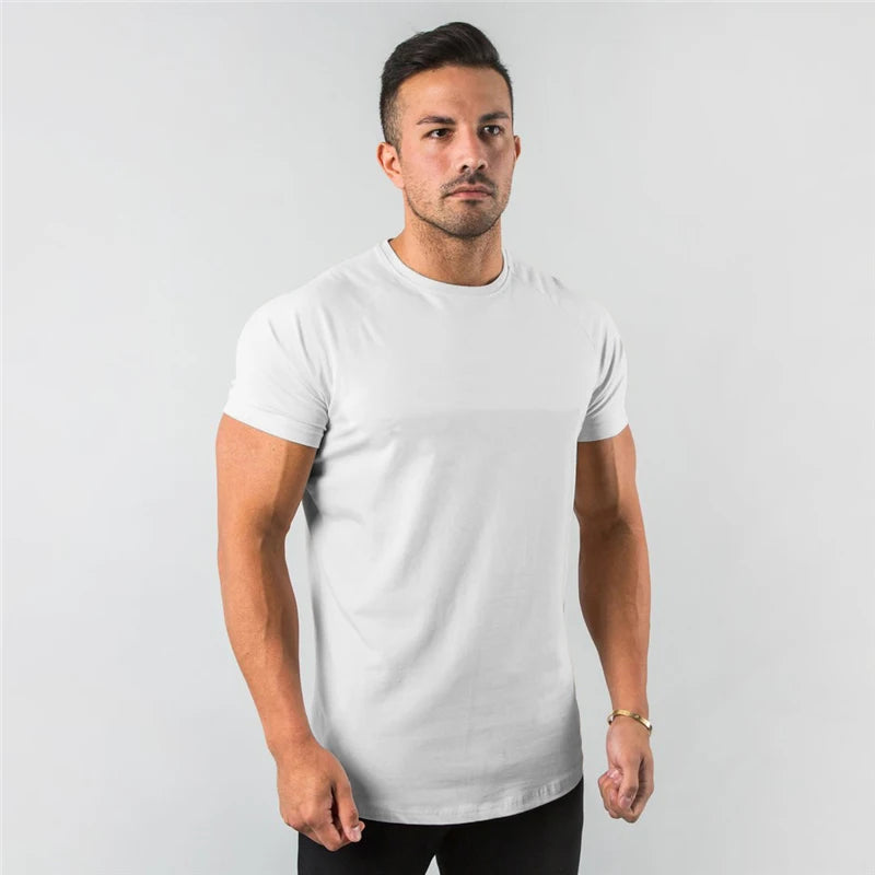 Plain Fitness Men's T-Shirt Short Sleeve