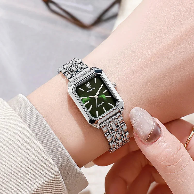 Stainless Steel Strap Watch Women Luxury