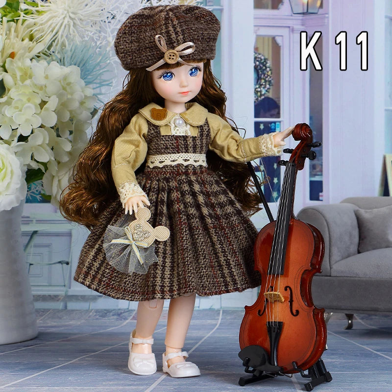 Anime Doll 30cm Bjd Dolls Princess With Clothes 1/6