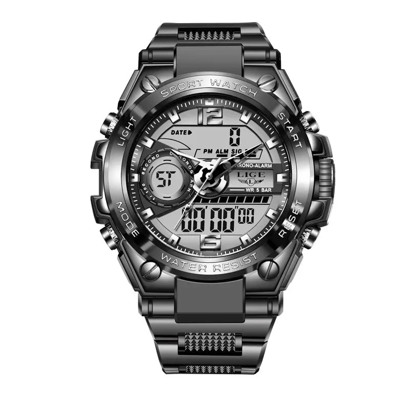 Military Watch Digital 50m Waterproof LED