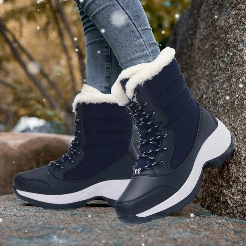 Snow Warm Boots Women Platform Non-slip