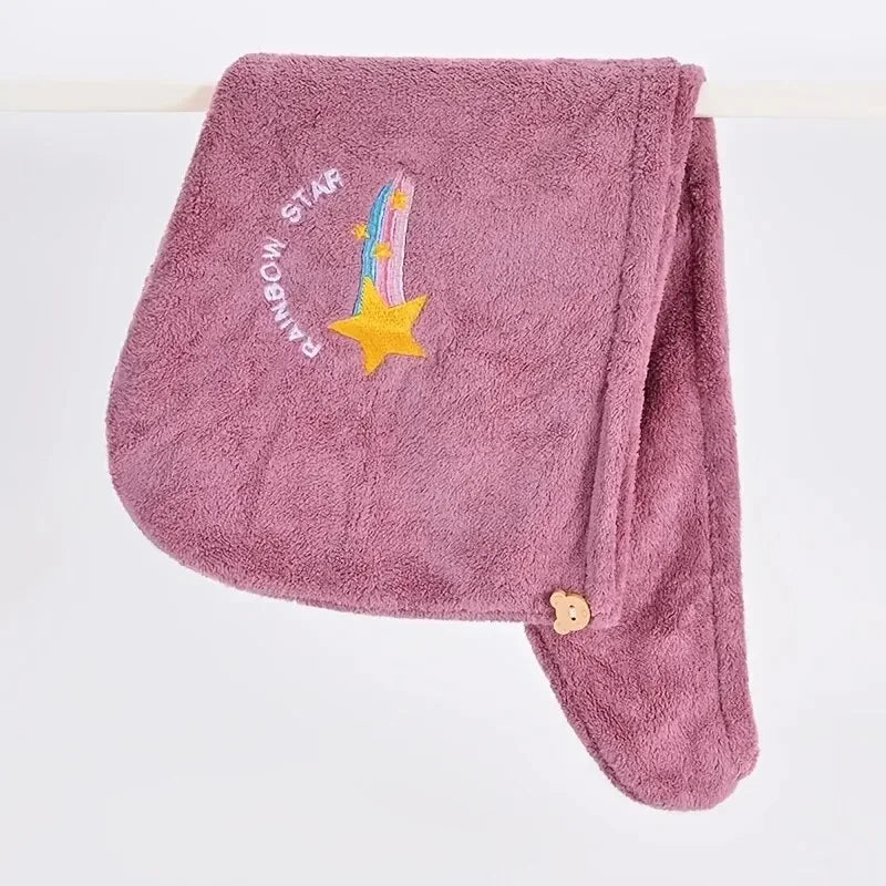 Soft Bathroom Head Towel - Dry Hair Towel
