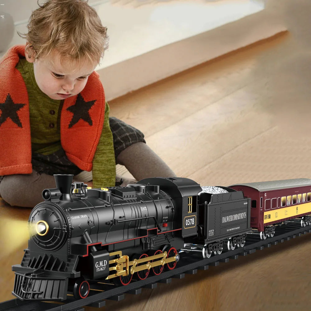 Remote Control Train Retro Steam Electric Speed Control