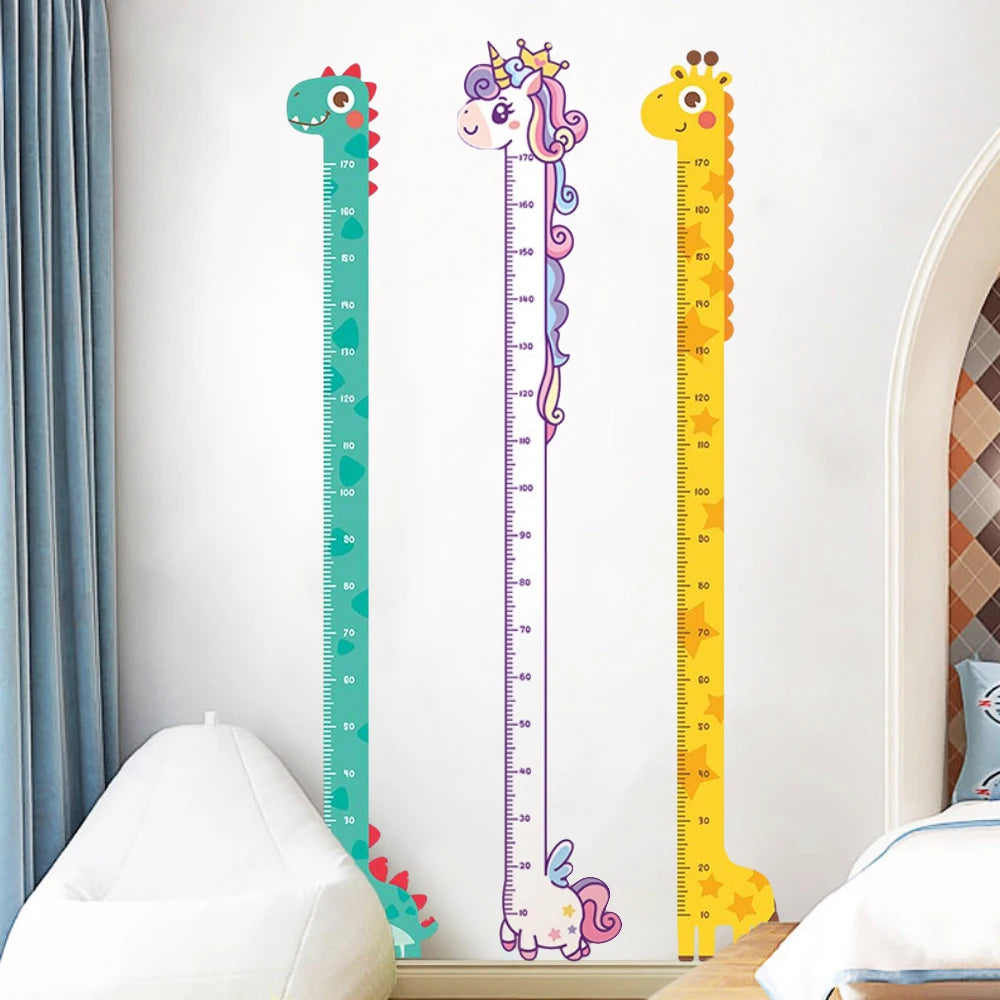 Wall Height Measuring Cute Cartoon Height Sticker
