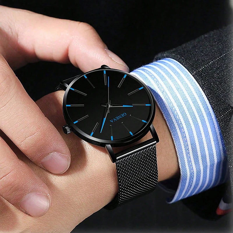 2 Pieces Business Men Quartz Watch