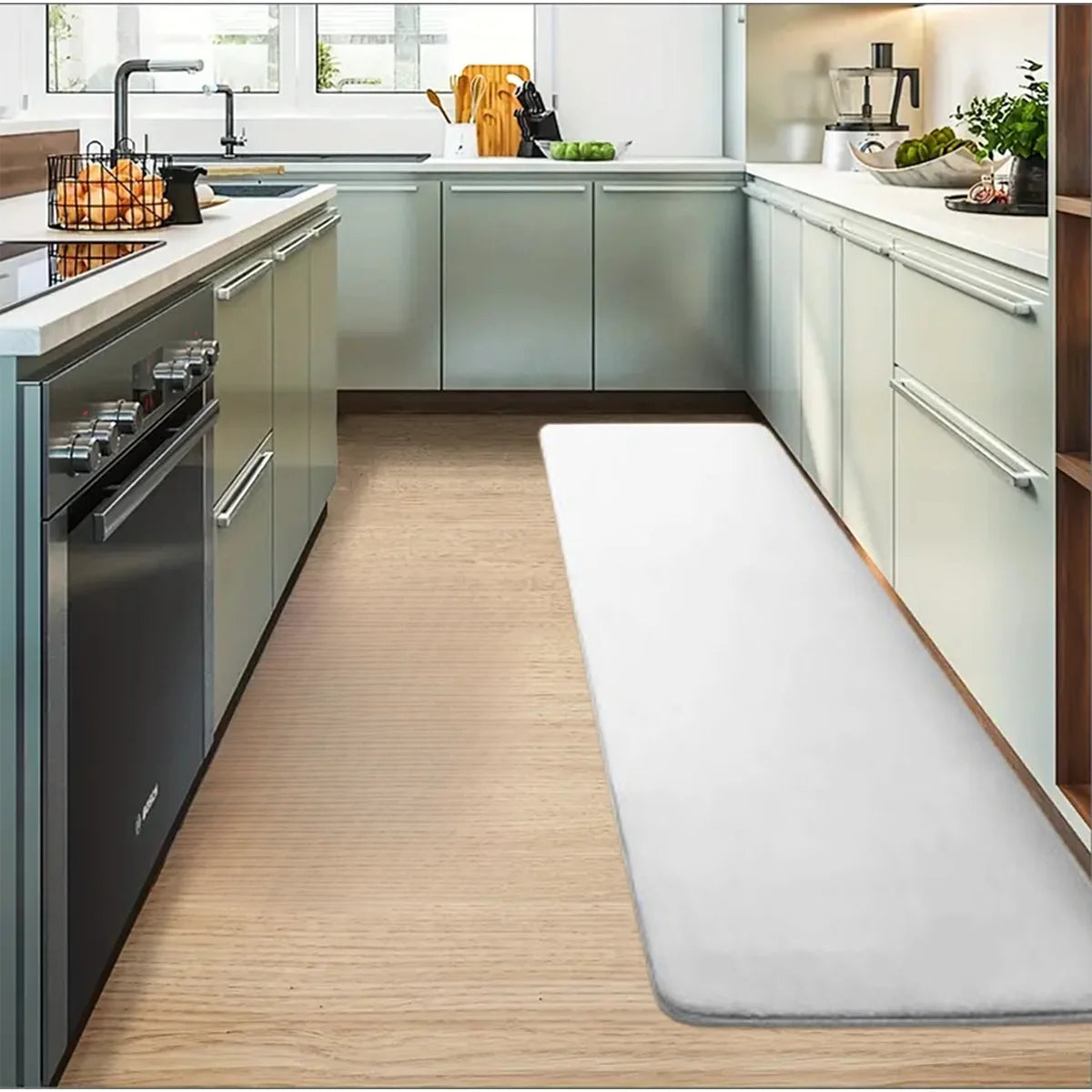 Thickened Kitchen Floor Mats Absorbent and Non-slip