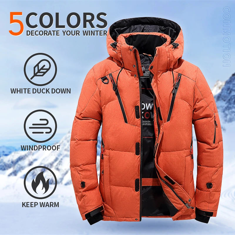 Windproof Winter Coat for Men