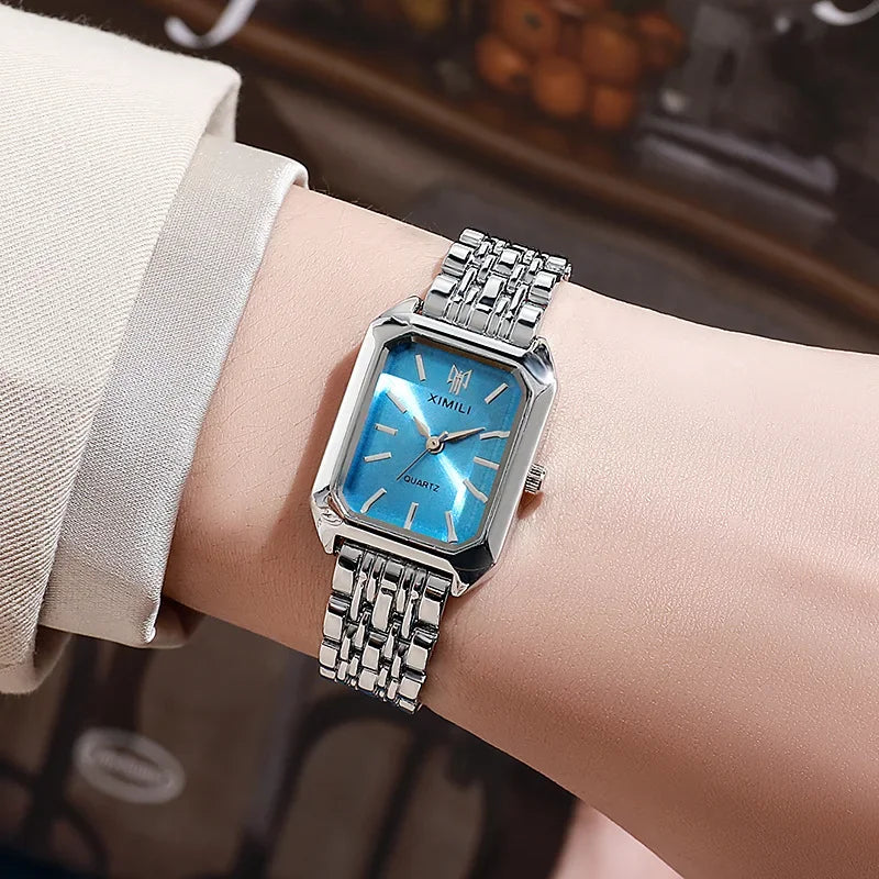 Stainless Steel Strap Watch Women Luxury