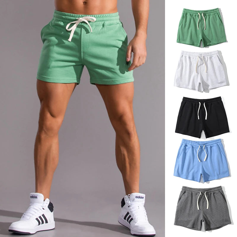 Summer Casual Shorts Men Breathable 100% Cotton
