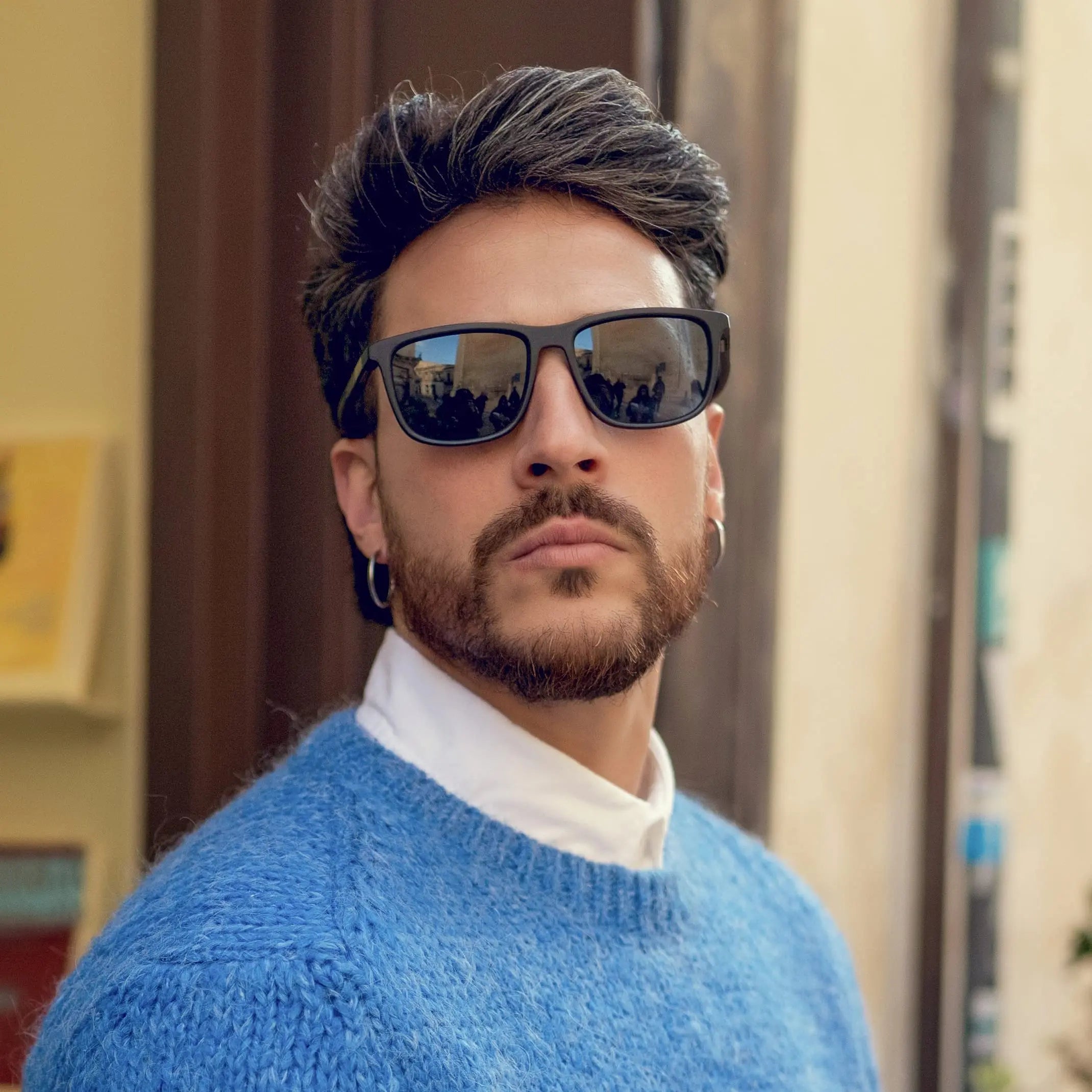 Square Polarized Sunglasses for Men - Zenottic