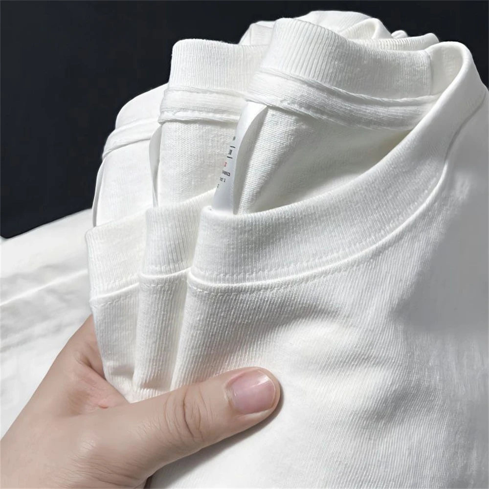 T-Shirt Summer Cotton Round Collar Short-Sleeve