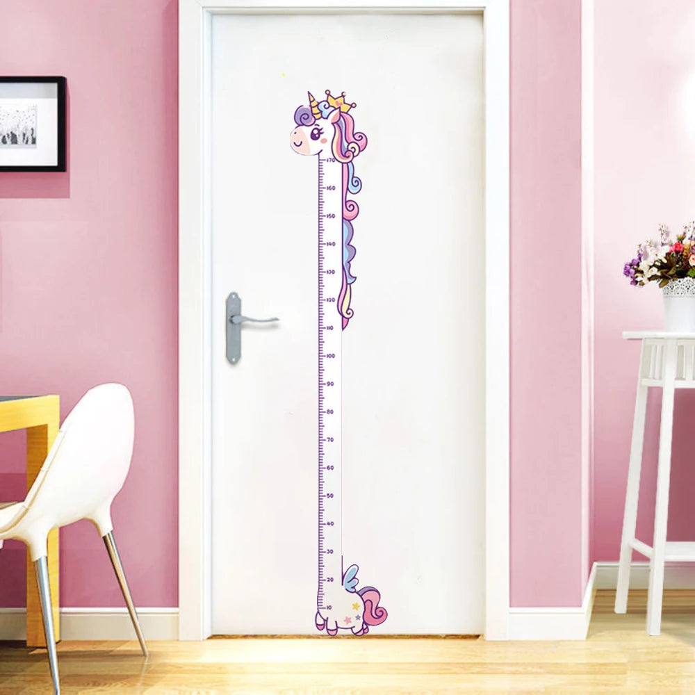 Wall Height Measuring Cute Cartoon Height Sticker
