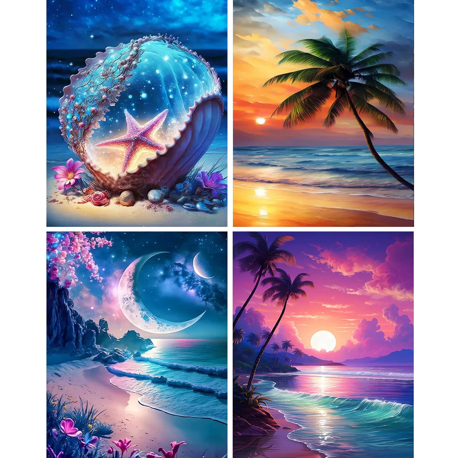 Painting Kit for Adults Frameless 1 Piece