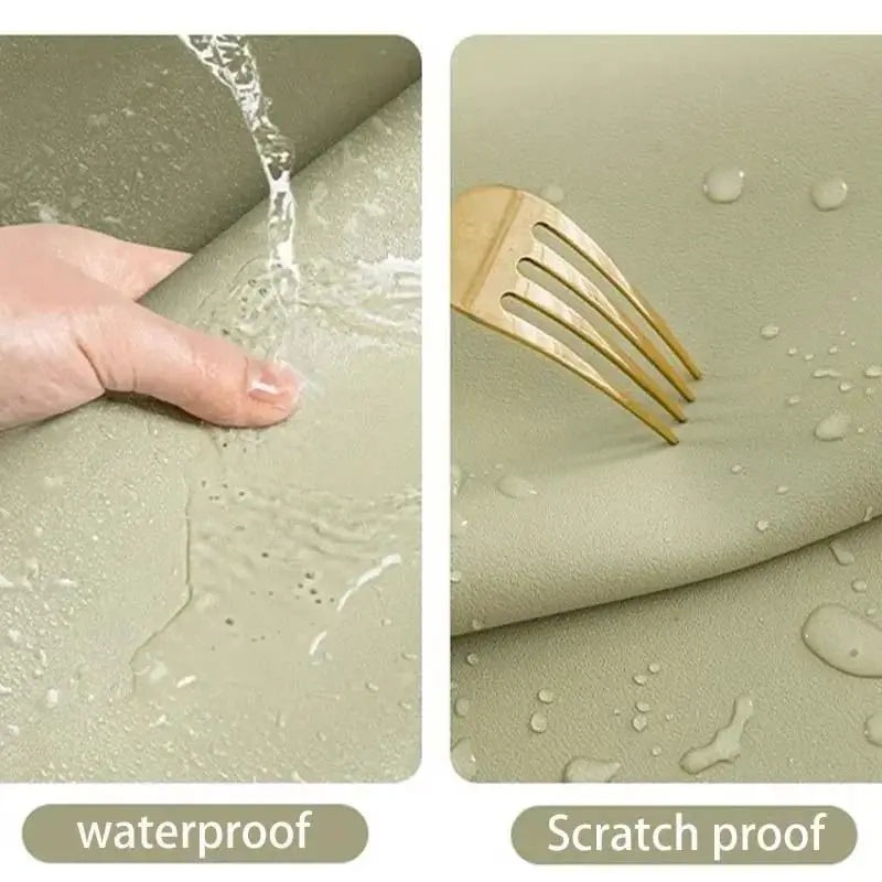 Leather Table Mat Protector Waterproof