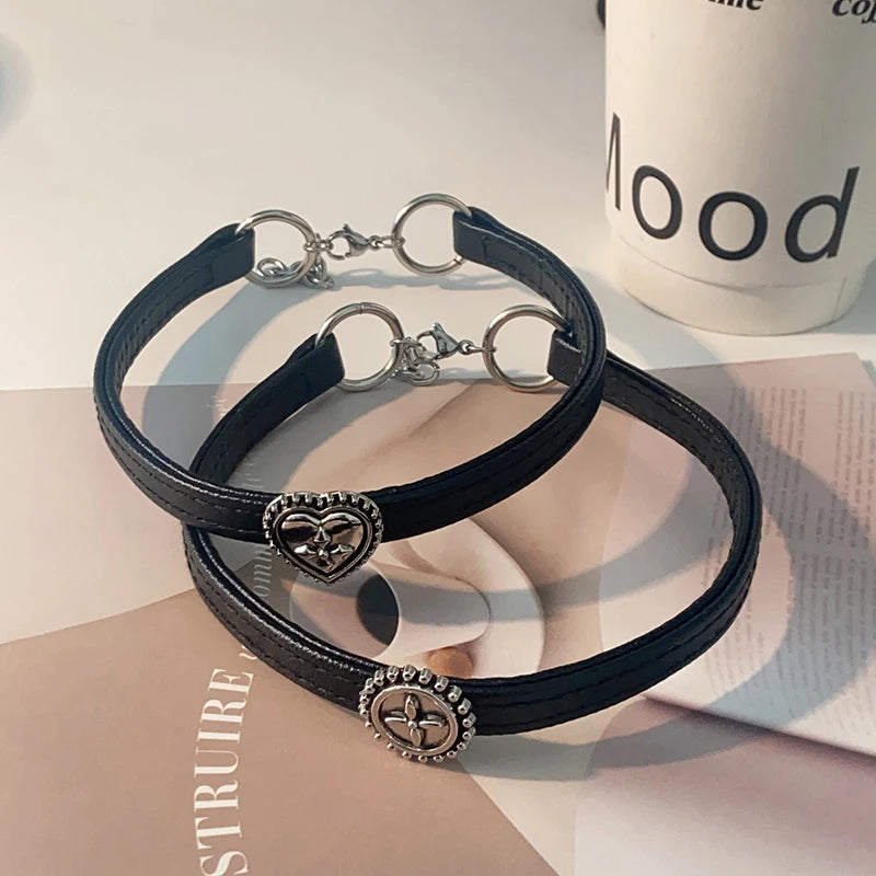 Vintage Leather Necklace for Women