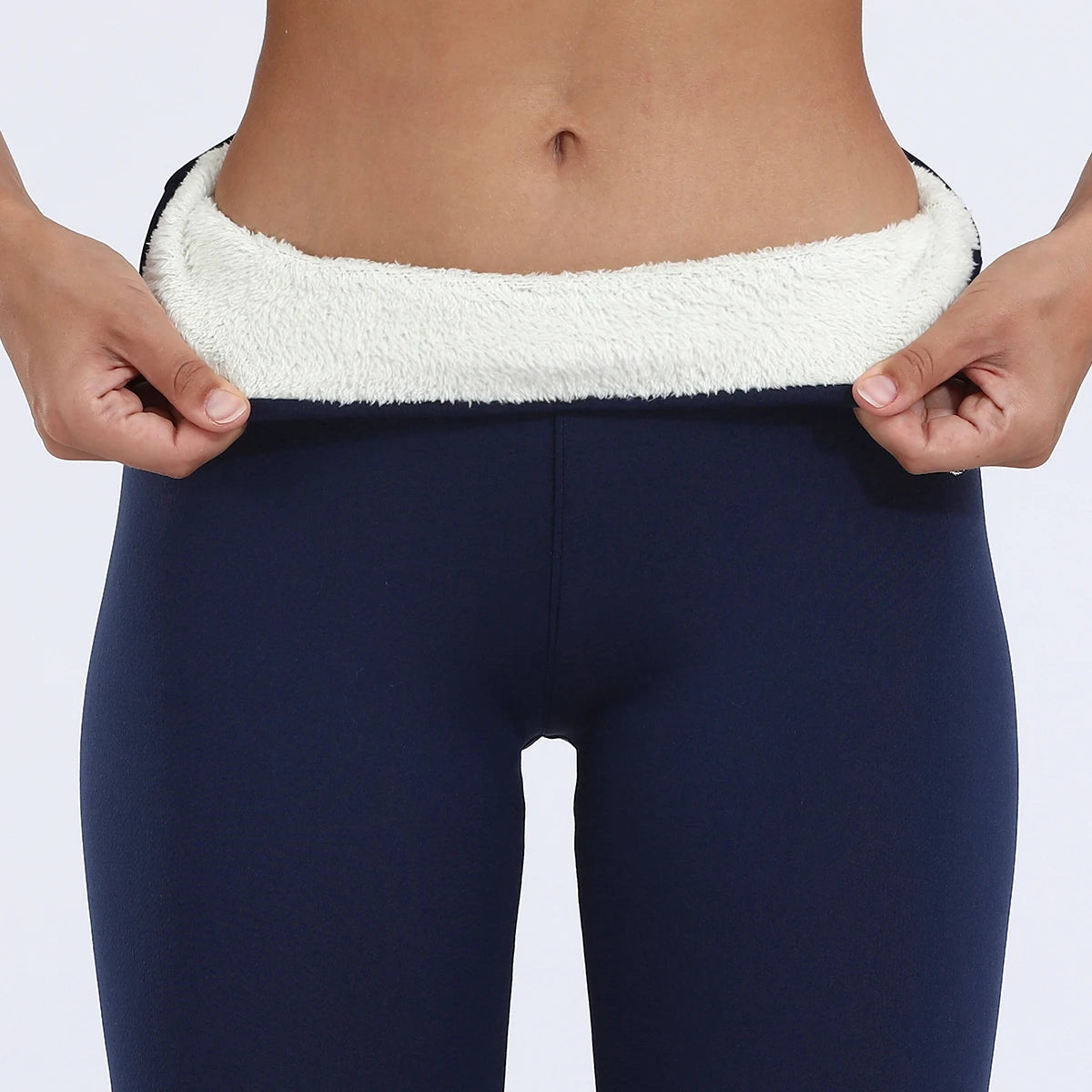 Winter Warm Thick Leggings Fleece Pants