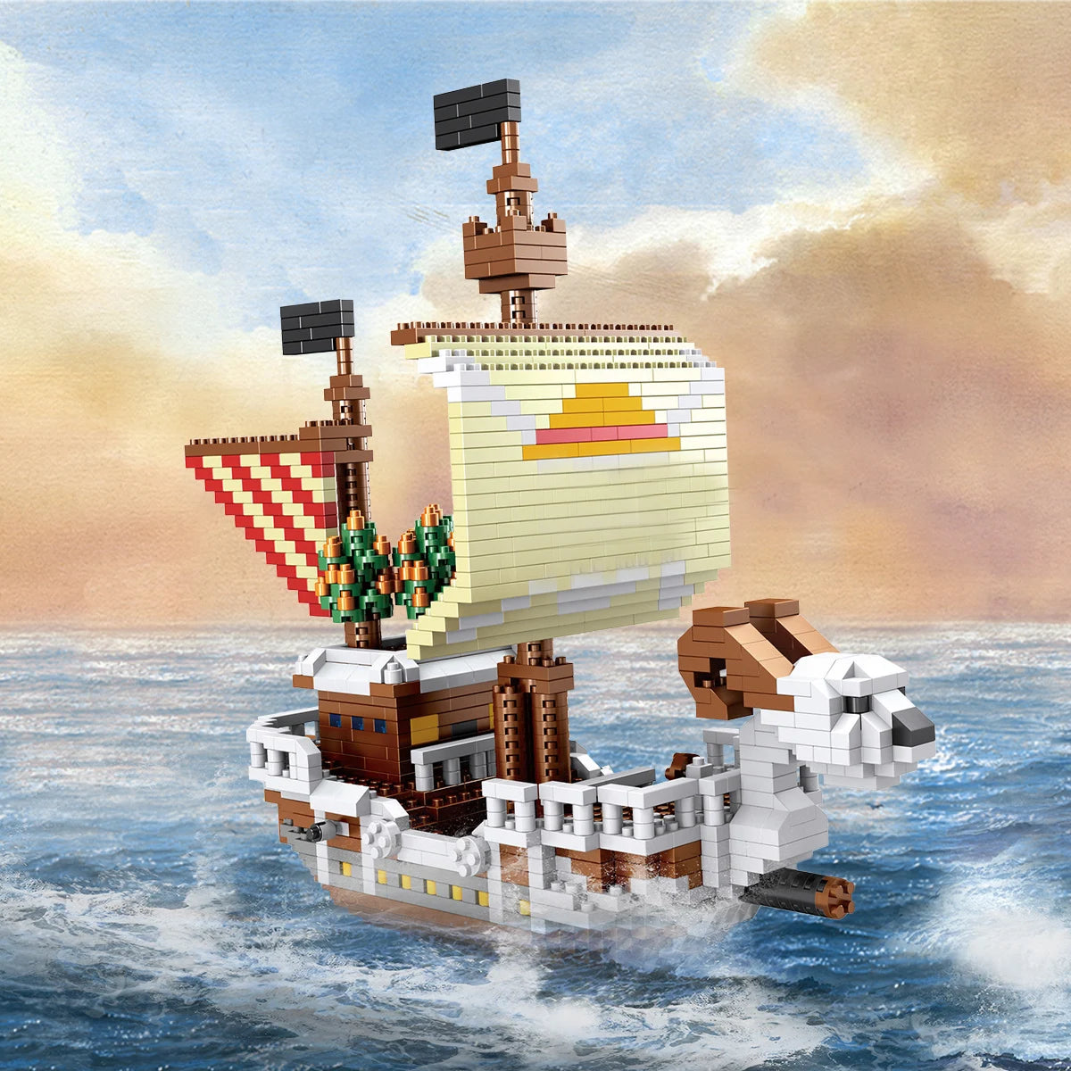 Ship Building Blocks Toy