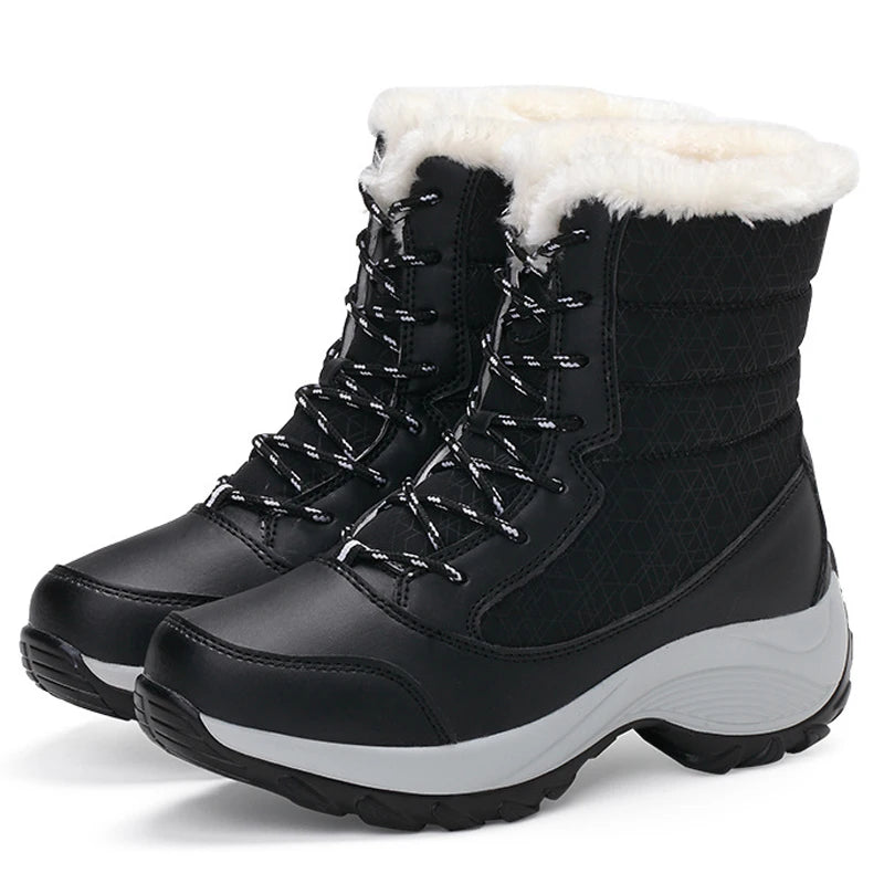 Snow Warm Boots Women Platform Non-slip