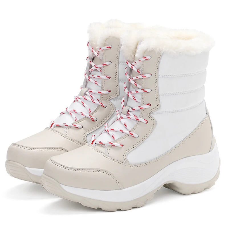 Snow Warm Boots Women Platform Non-slip