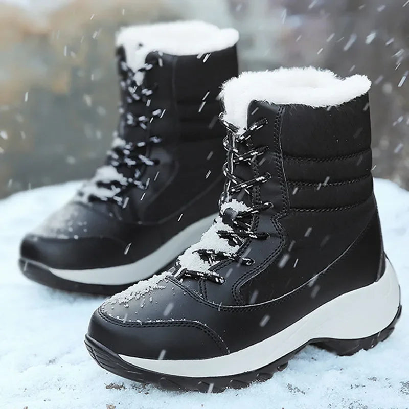 Snow Warm Boots Women Platform Non-slip