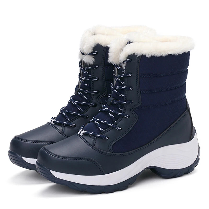 Snow Warm Boots Women Platform Non-slip