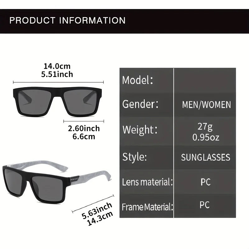 Square Sunglasses Polarized UV400