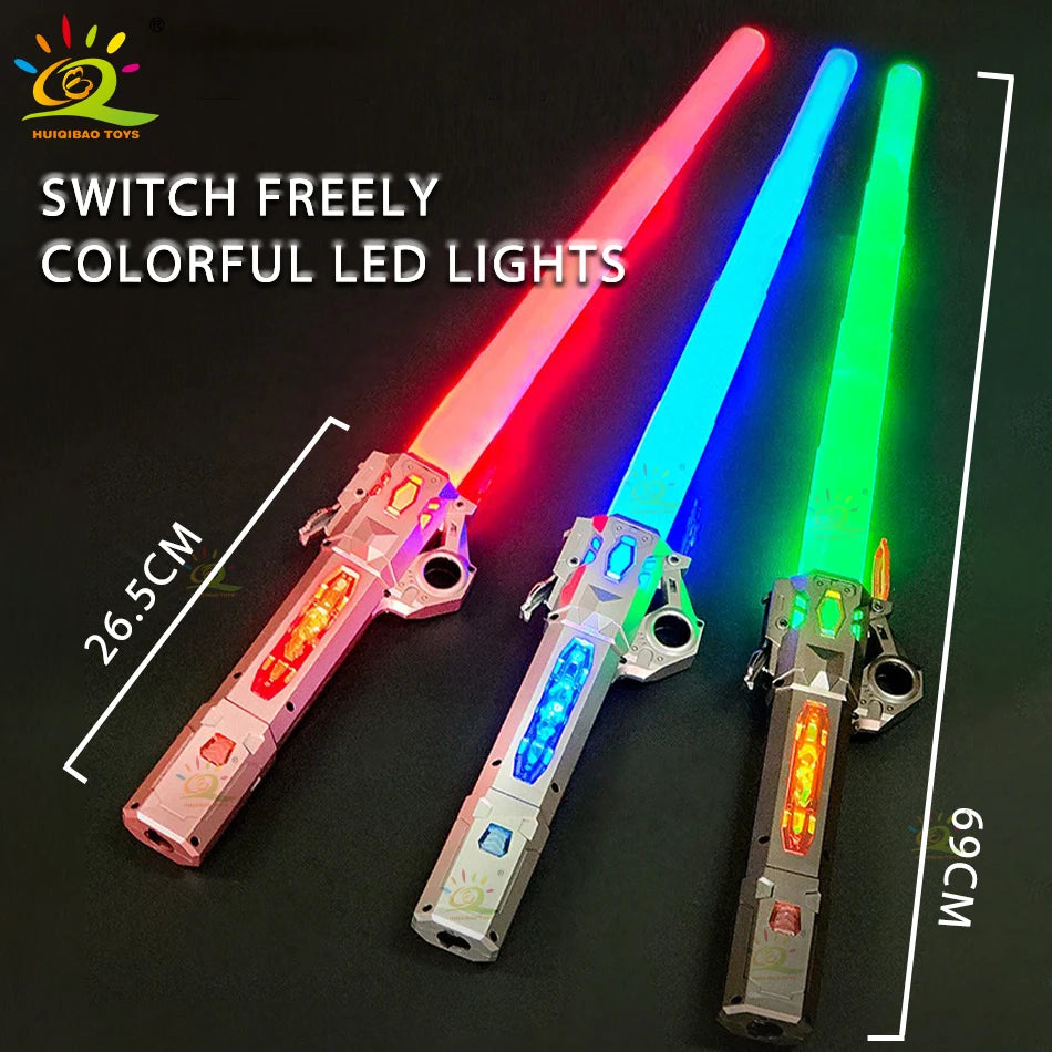 Retractable Lightsaber Flash Sword