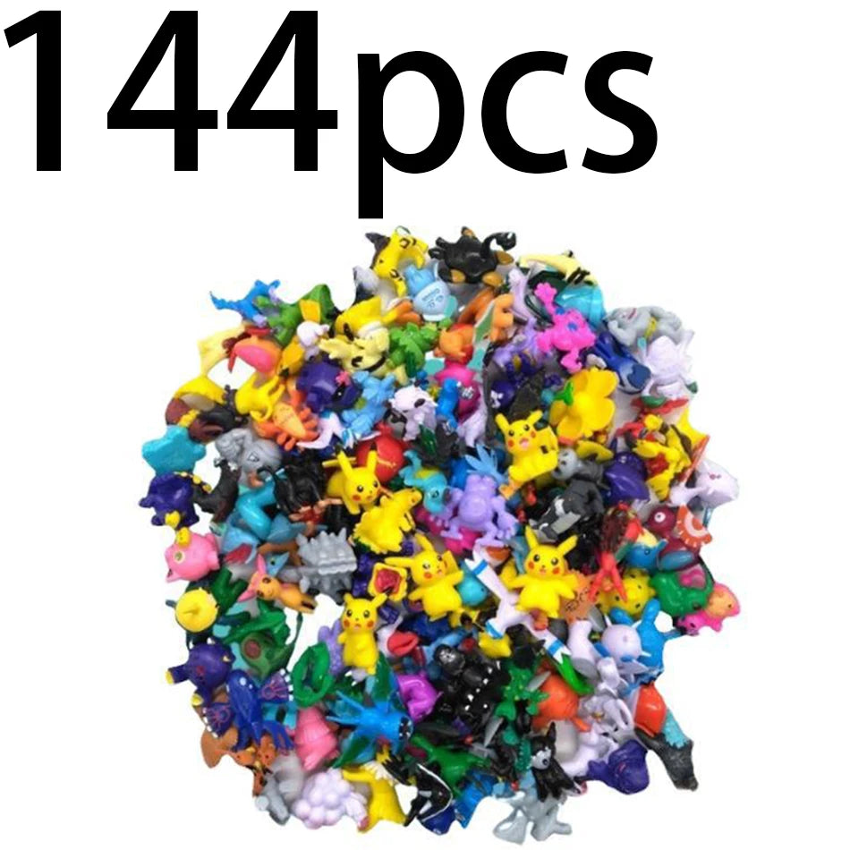 Pokemon Action Figure 2-3CM 24-144 Pieces
